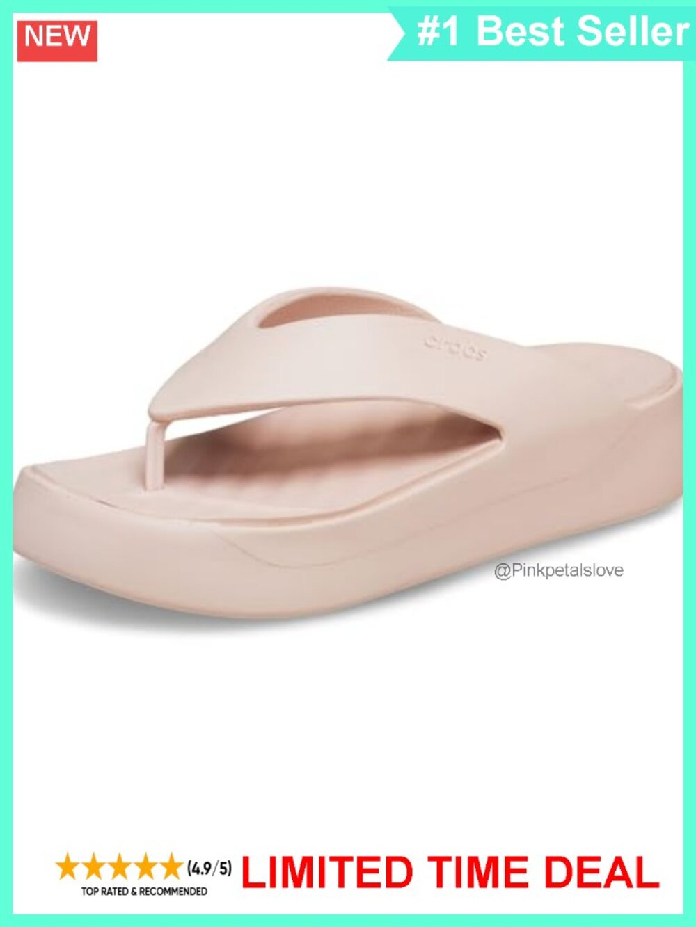 Platform Flip Flop Sandals Free Feel Comfort 1.3 Inch